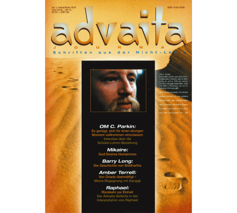 advaitajournal Interview mit OM C. Parkin