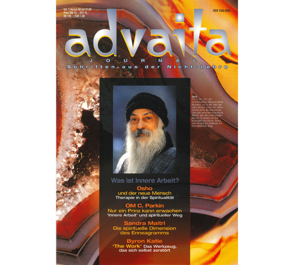 advaitajournal Osho und neue Mensch - Therapie in der Spiritualität